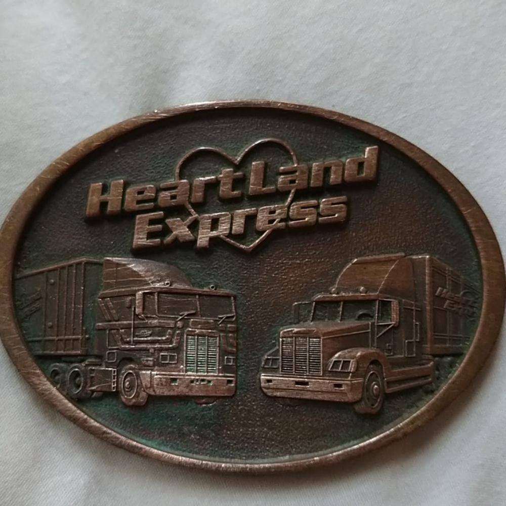 Heartland Express belt buckle